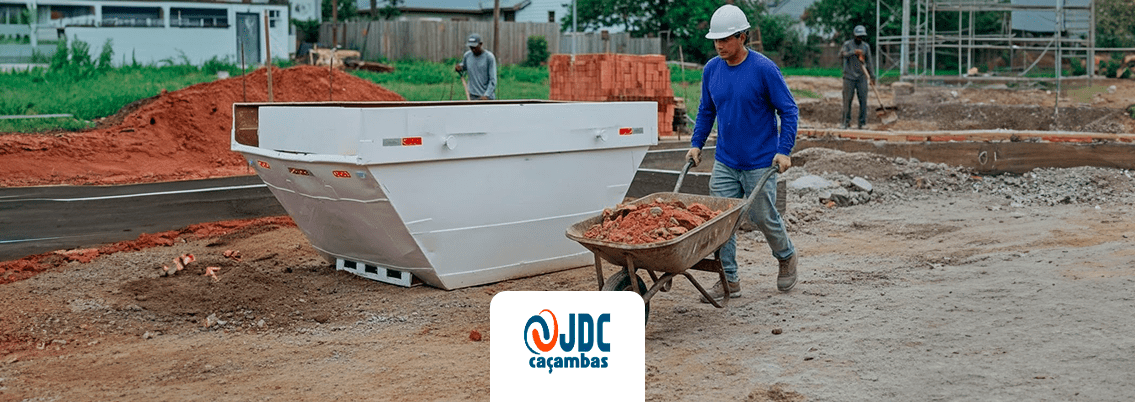 Descubra como é cobrada a caçamba de entulho e conheça a JDC Caçambas, empresa certificada e referência em São Paulo.